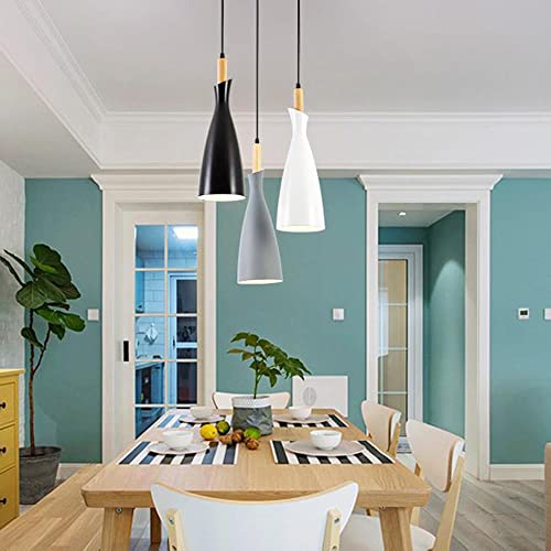 Luminaires de pendentif léger unique E27 plafonnier suspendu moderne - 4
