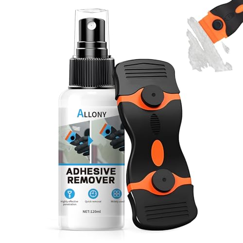 Dissolvant d'autocollants Allony, puissant détachant extra fort, dissolution rapide des étiquettes tenaces