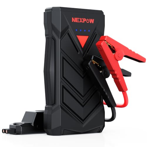 2000A 12V Nexpow Portable Car Battery Jump Starter Pack w/ LED Light (Up to 7L Gas / 5.5L Diesel) 24.99 + Free + 50% Off - image 1