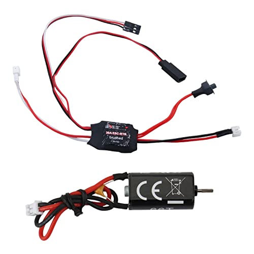 Yiju Rc Car 030 Motor And 30A Electric Speed Controller For Axial Scx24 Axi00001 Diy Crawler Rc Hobby Car , 88T #TOP1