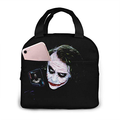 Yuanmeiju Dark Joker Lunch Bag Tote Bag Lunch Bag Bento Box Fiambrera aislada para actividades al aire libre