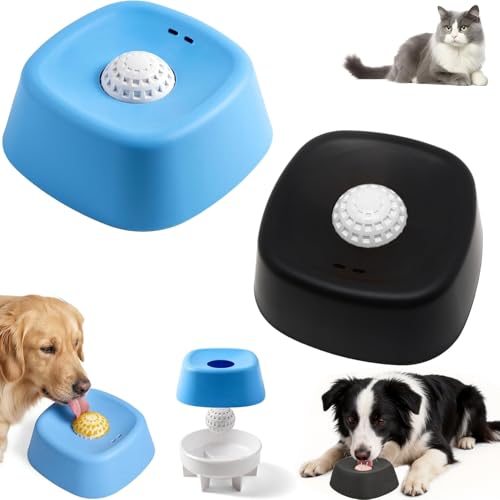 1 Stück Hundelickspielzeug Lick Bowl Für Hunde Schleckball Hund PP Nassfutter Lick Pad Mit Saugnapfbecher Puzzlespielzeug Für Gelangweilte Kleine und mittelgroße Hunde