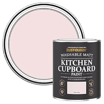 Rust-Oleum Pink Kitchen Cupboard Paint in Matt Finish - China Rose 750ml