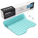 ✅ SICHERER STAND BEIM BADEN − Fest zu stehen ist besonders mit kleinen Füßen wichtig. Die Badewannenmatte ist rutschfest, gibt mit ihren 200 Saugnäpfen sicheren Halt & einen festen Stand. Auch als Rutschmatte für die Dusche geeignet!