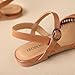 IBDPOSH Brown Woven Slingback Flats for Women Fashionable Square Toe Criss Cross Straps Buckle Closure Comfortable Breathable Casual Elegant Slip On Shoes Size 8.5