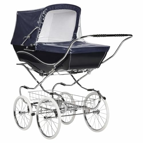 Housse de pluie pour landau Silver Cross Kensington en PVC souple