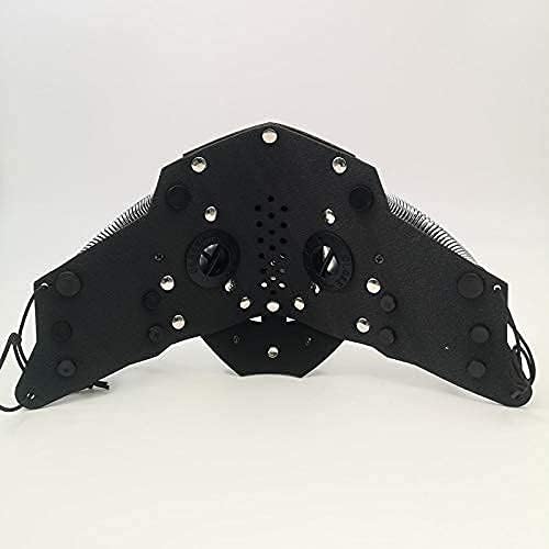 Miniatura 5 de Máscara de cuero steampunk para cosplay, máscara de mascarada con remache punk-Tubular