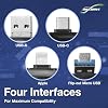 BoxWave Smart Gadget Compatible with Lanruo Amber Black GPD Pocket 2 - AllReader SD Card Reader, microSD Card Reader SD Compact USB - Jet Black