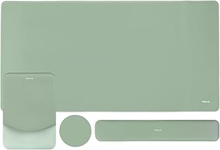 MOSISO Keyboard Mouse Pad Set,Gaming Mouse Support&Rectangular Keyboard ...