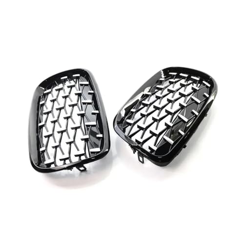 Parrilla delantera negra para X5 E70 y X6 E71 modelos de 2007 a 2013 compatible con 51137157687 4