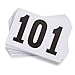 Gill Athletics Competitor's Number Paper Tags (Set of 100), 001-100