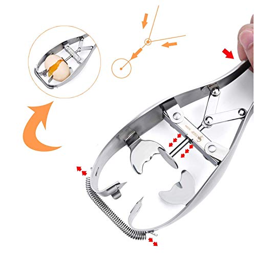 HEROPIE Egg Opener Eggshell Cracker Cutter, Stainless Steel Egg Separator Creative Kitchen Tools