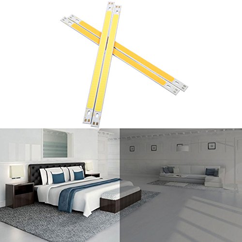 Yosoo 2Pcs Slim COB LED Luz Blanco Cálido 10W 12-24V miniatura 5