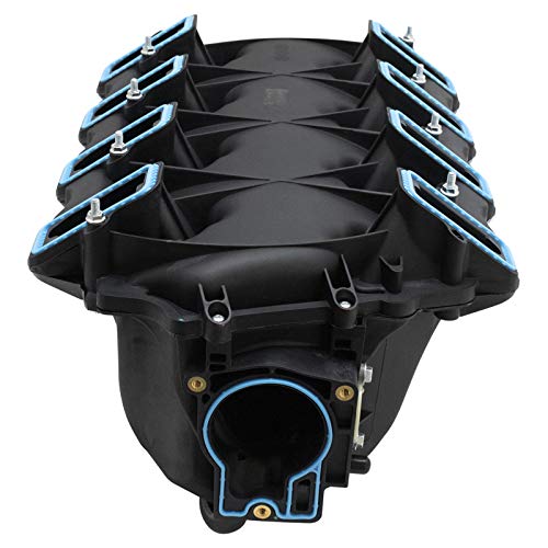Image of TRQ Upper Intake Manifold (Without Heated PCV Valve Only) Compatible with Chevrolet & GMC 1999-2006 Silverado 1500, 1999-2007 Sierra 1500, 2001-2006 Silverado 2500 HD, 2000-2006 Tahoe, 2000-2006 Yukon