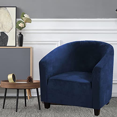 Topchances Soft Velvet Tub Chair Cover - Image 2