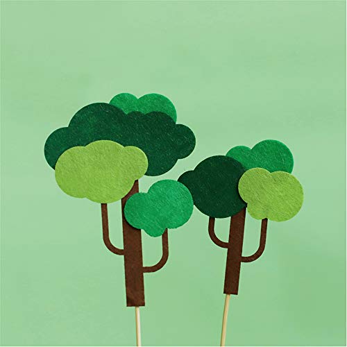 Luckerain Dinosaur Cake Toppers Forest Series Cute Dinosaur Set Baking Cake Decoration For Baby Shower Birthday Party And Theme Party #TOP6