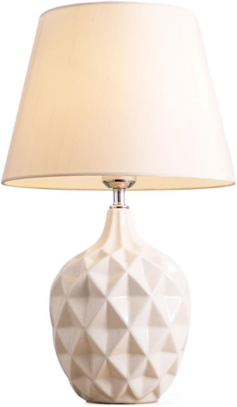 DFAEEKIYO Desk Lamp Nordic Bedside Personalized Creative Ceramic Table Modern Minimalist Interior Decoration