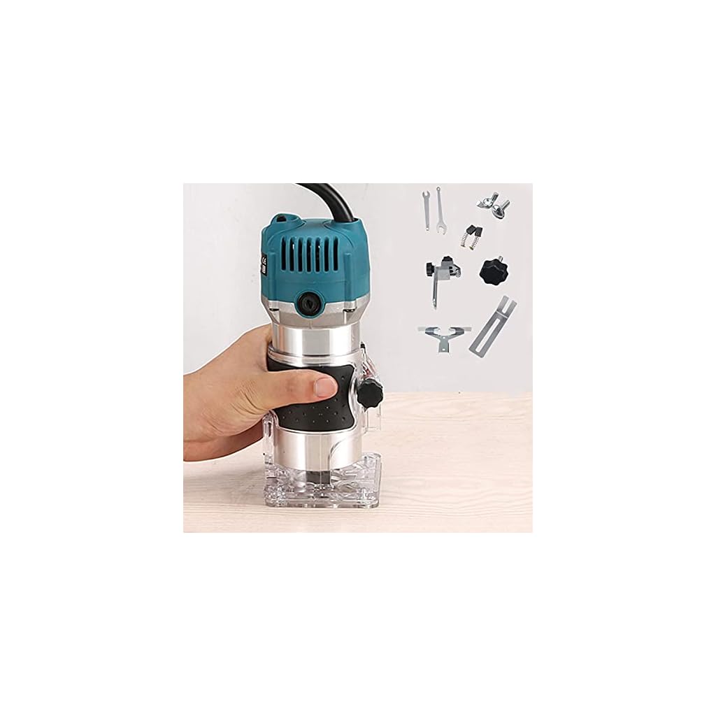 Wood-RouterRouter-Tool-Wood-Trimmer-Router-Electric-Hand-Trimmer-Laminate-Milling-Engraving-Hand-Machine-Joiner-Tool-Electric-for-Slotting-Trimming-Carving-110V-800W-30000RMIN
