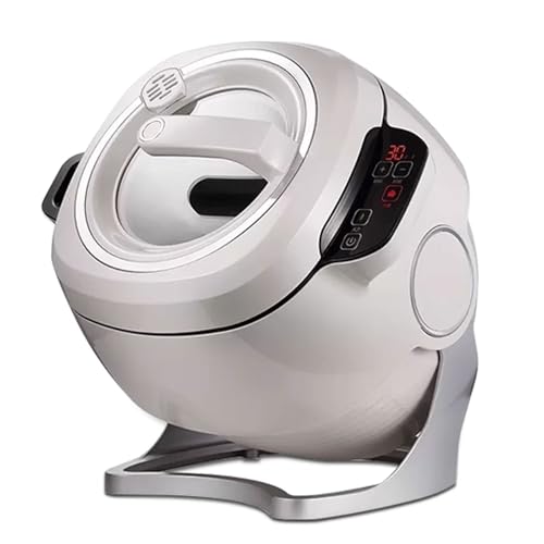 Robot De Cocina Calentamiento Con Rotación De 360° Diseño De Olla Interior Antiadherente Procesador De Alimentos Tipo Tambor De 6 L Extraíble para Limpieza 220v