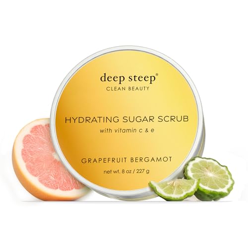 Deep Steep Sugar Scrub, Grapefruit Bergamot, 8 Ounce