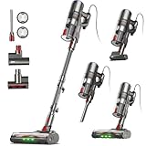 FAMIVAC FV2 Staubsauger mit Kabel, 65Kpa/600W Staubsauger Beutellos mit Matratzenbürste, 1,3KG Leichtgewicht, 7M Kabel, 60dB Leise, 1,5L, Selbststehend, Anti-Tangle-Bürste für Teppich/Boden/Tierhaare