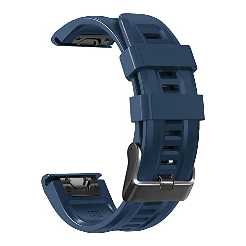 Pulsera de silicona de 22 mm y 26 mm para Garmin Fenix 5X y 5 Plus recambio flexible