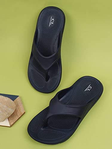 Image of Carlton London Men's Textured Slip-On Flip Flop