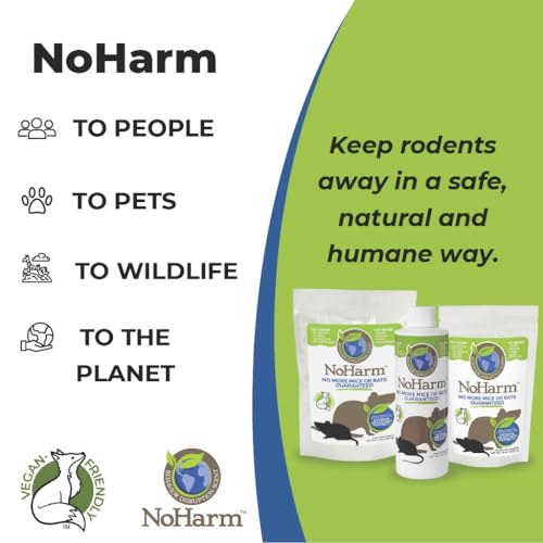 Image of NoHarm Scent | Send Mice and Rats Away | Smart Solution | Indoor and Outdoor Use | Makes 1 Gallon