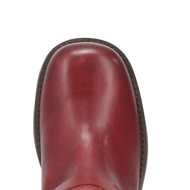 Women's Knee High Riding Boots Square Toe Chunky Heel Fashion Buckle Belts Cowboy Cowgirl Moto Boots with Stars4