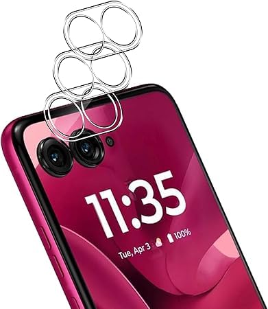 【3枚入り】 For motorola razr 60 ultra カメラフィルム モトローラ Moto Razr60 Ultra 7型 レンズフィルム 【Kibnco】硬度9H 耐衝撃 飛散防止 高透過率 自動吸着 超薄型 0.26mm レンズ液晶保護フ