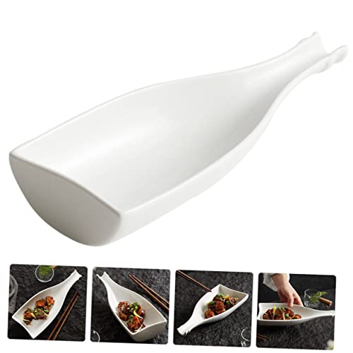HANABASS Garrafa De Vinho Em Forma De Pratos Brancos Acessórios Para Massas Bandejas De Mesa Para Co