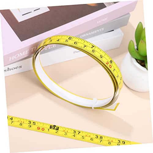 Cinta autoadhesiva métrica regla flexible para carpintería de 6 piezas 6