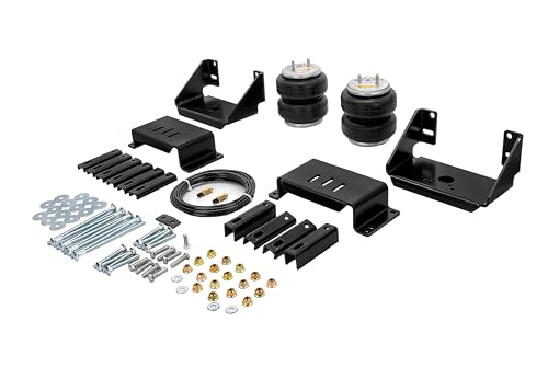 Image of TORQUE Airbag Air Bag Suspension Kit for 2011-2016 Ford F350 F450 (Cab-Chassis only) 2WD 4WD F-350 F-450 Super Duty Rear Helper Bag Spring Towing 5000 lbs (Replaces Firestone Ride Rite 2176) (TR2176)