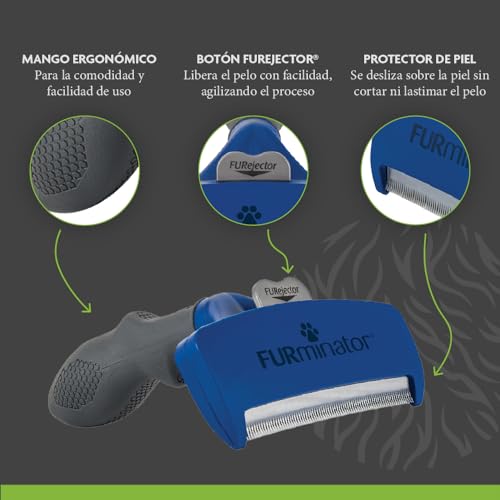 Image of FURminator Large Dog Undercoat deShedding Tool for Long Hair, Reduces Loose Hair From Shedding (Pack of 12)