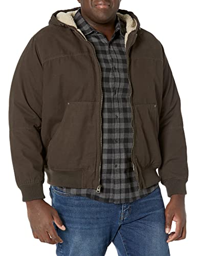 Image of Levi's Men's Workwear Cotton Canvas Hooded Bomber Jacket
