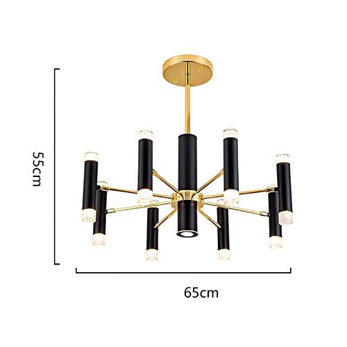 HUAQIMEI 16-heads Sputnik Chandeliers Ceiling Lights Living Room Modern Led Pendant Lighting Fixture for Bedroom Dining Kitchen Foyer Decoration, G9 Bulb(Include) steampunk buy now online
