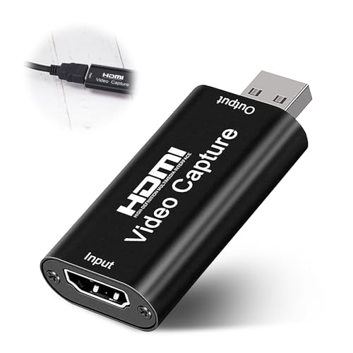 Ya en mundofriki.es: LAIVIYA Capturadora Video, Adaptador HDMI a USB, Capturadora HDMI, Entrada 4k, Salida 1080p, Portátil Plug and Play, Ideal para Transmisión En Vivo, Videoconferencias Y Grabación in Situ