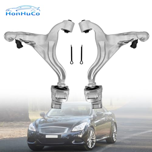HonHuCo Front Left & Right Lower Control Arm Kit with Ball Joints Fit for Infiniti G37 2009-2013 3.7L, G25 2011-2012 2.5L, G35 2007-2008 3.5L, 2015 Q40 3.7L for AWD Only by HonHuCo - Image 2