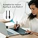 HUION 10 Pack Upgraded Replacement Felt Nibs PN05F Compatible with Pen Stylus PW517 for Drawing Tablets Kamvas 12, 13, 22, 22 Plus, Pro 16 Plus 4K, Pro 24 4K
