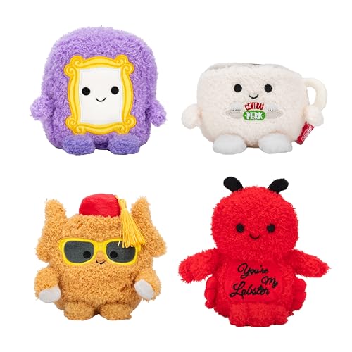 BumBumz Warner Bros Friends, Plush 4-Pack - 4.5-inch Collectible Stuffed Toys from The Makers of Original Squishmallows BumBumz Warner Bros Friends, Plush 4-Pack - 4.5-inch Collectible Stuffed Toys from The Makers of Original Squishmallows