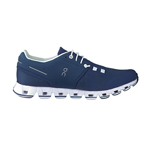 On Running Womens Cloud Textile Synthetic Trainers (11, Denim/White)