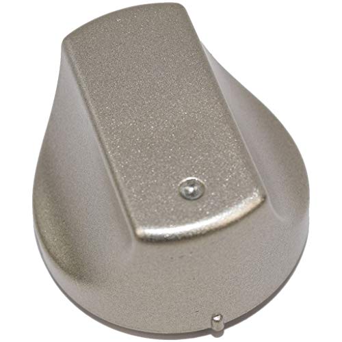 Oven Cooker Control Knob Switch INOX Silver Compatible with Hotpoint SHS33XS SHS53X SHS53XS UHS53X UHS53XS Replacement Dial