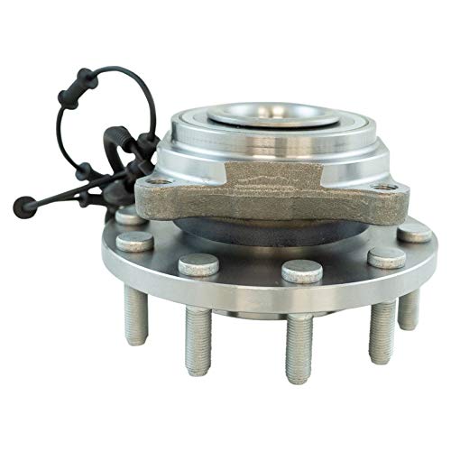 Image of TRQ Front Driver and Passenger Side Wheel Bearing and Hub Assembly Set 2 Piece Compatible with 2008-2010 Dodge Ram 4500 2008-2010 Ram 5500 2011-2018 4500 2011-2018 5500