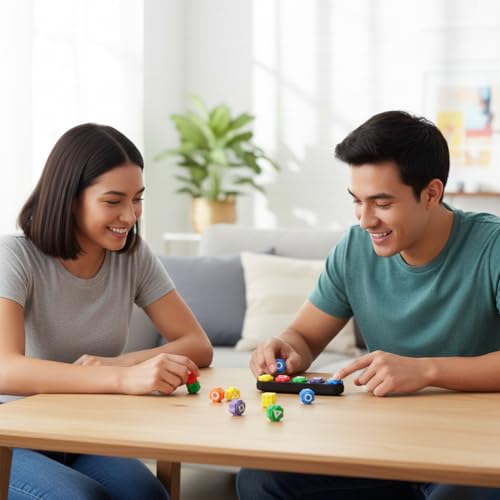 Vazcan® Juego del Calamar Gonggi – Set de 5 Dados Coreanos con Estuche | Juego Tradicional Coreano para Niños y Adultos | Mini Juego de Mesa Portátil - imagen 4