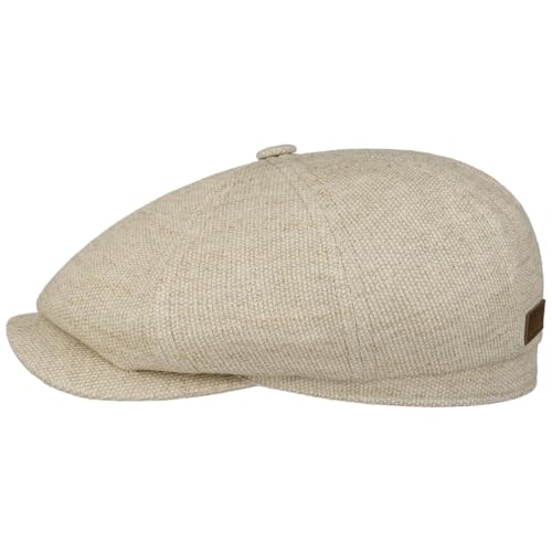 Casquette Hatteras Stetson en coton et lin jersey homme fabriquée en UE