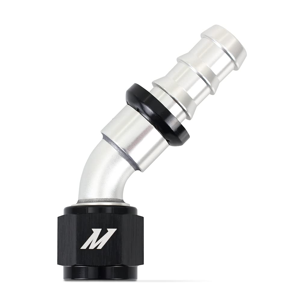 Mishimoto Push-Lock Fitting, 10AN, 45-Degree