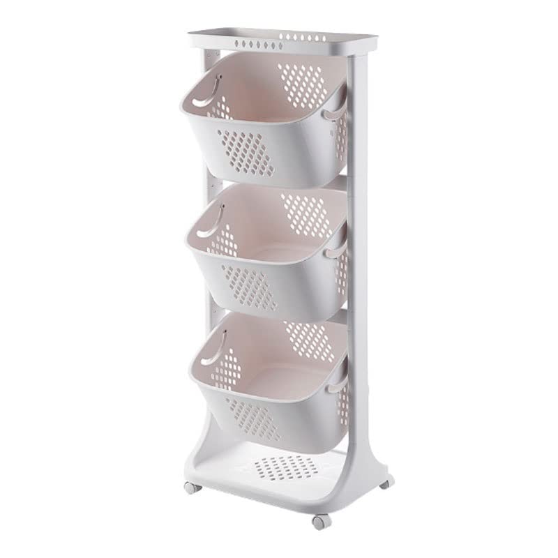 Contenedor de almacenamiento de cocina tipo estante multifunción para hortalizas y despensa