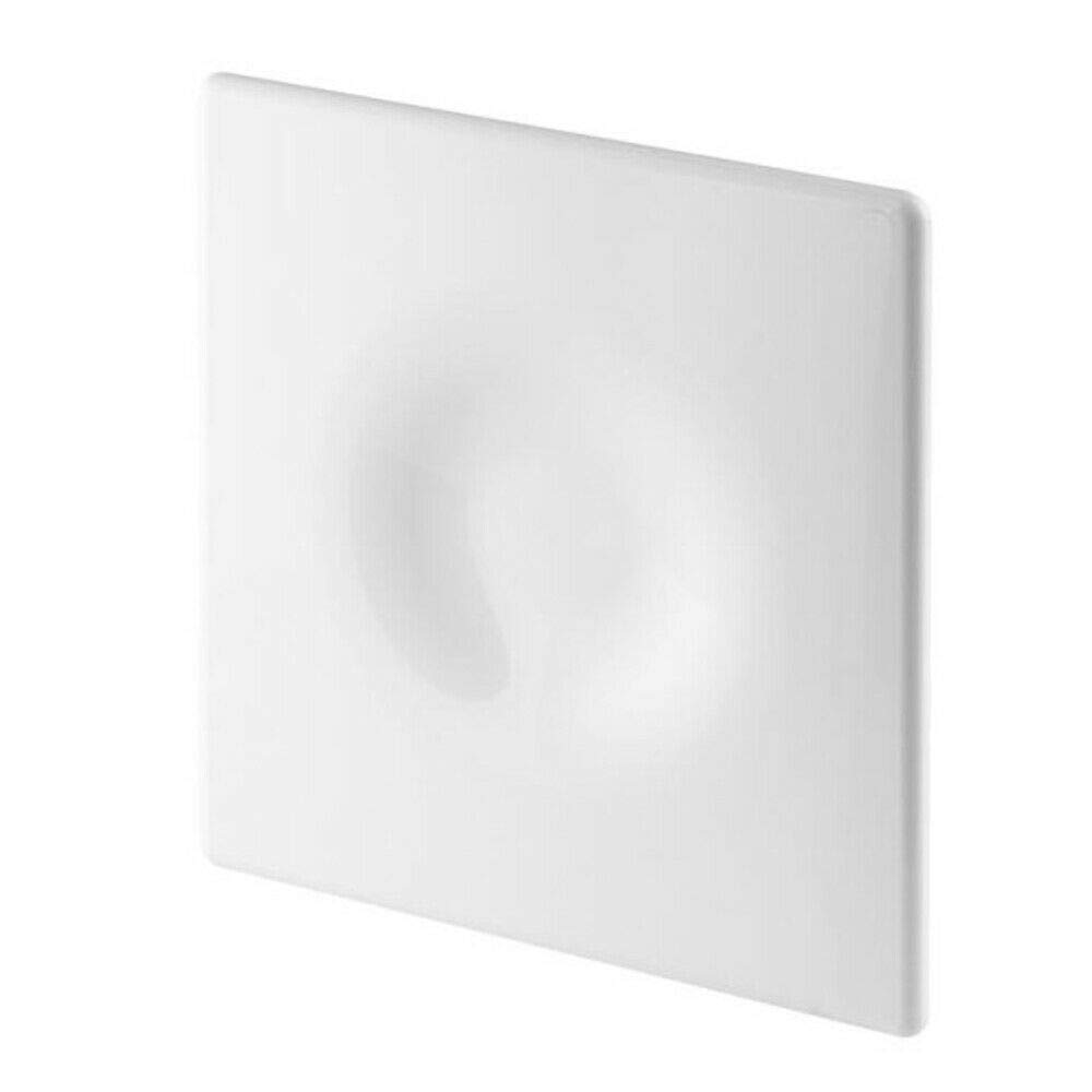 SolaDirect 4 in / 100 mm Bathroom Fan - Extractor Fan for Bathroom and Kitchen - IPX 4 - Turbo with Humidity Sensor and Timer (White - Orion)