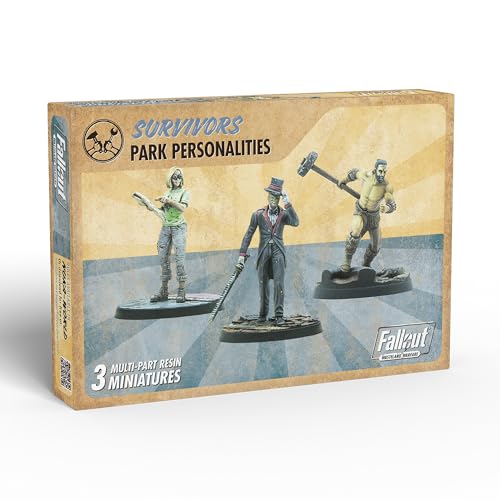 Figurines Fallout Wasteland Warfare Survivors miniatures 32mm Modiphius pour jeu de rôle et RPG