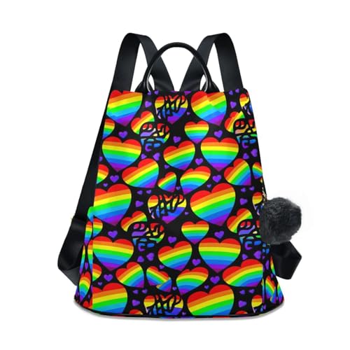 Cœurs arc-en-ciel violets et noirs en résine pour création de bijoux